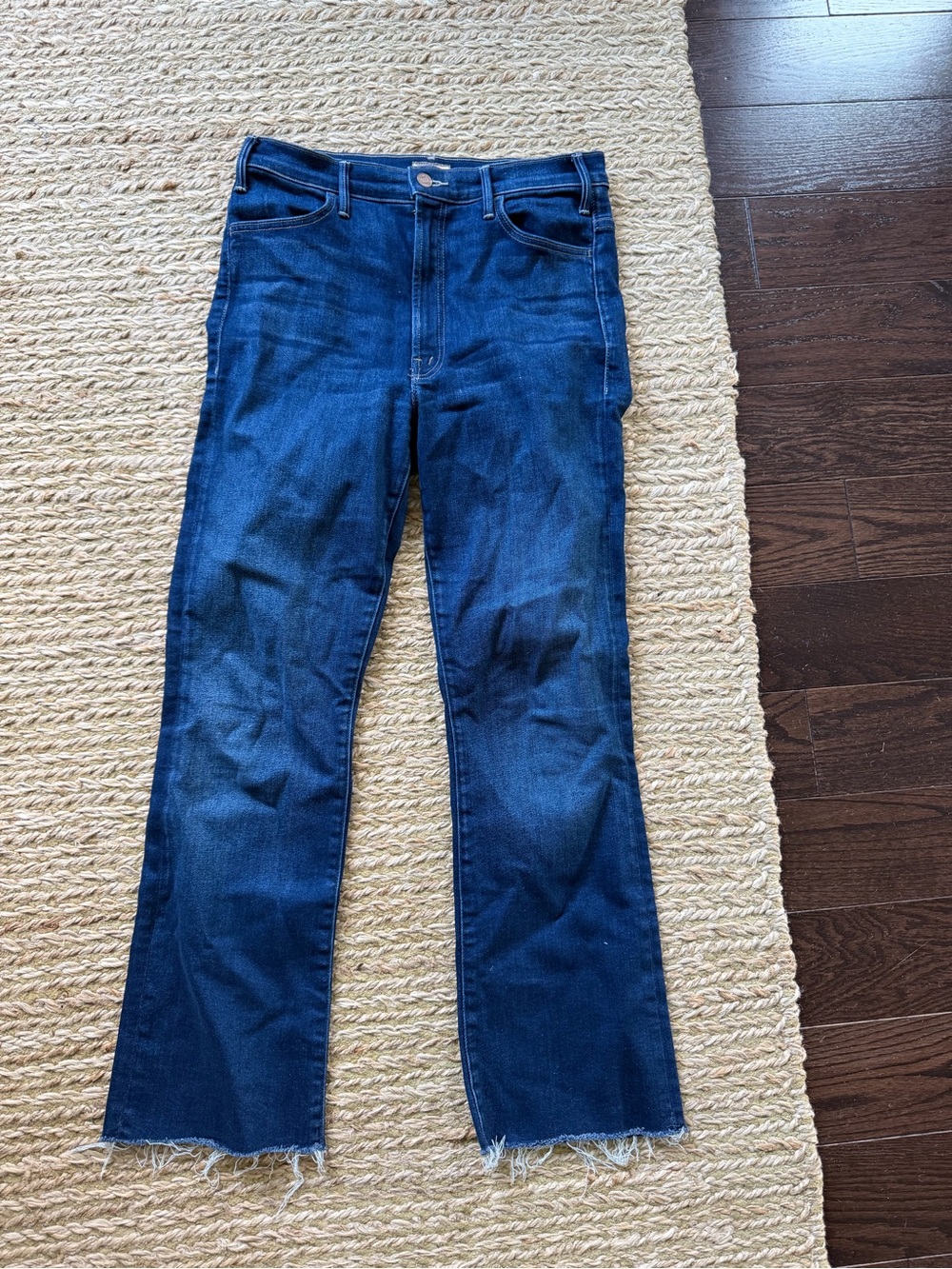MOTHER Dark Indigo Boot Cut Jeans